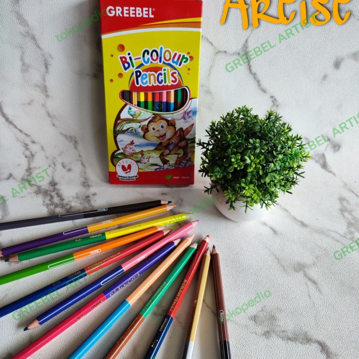 

Diskon Pensil Warna Greebel Bi-Colour 24 Warna Limited
