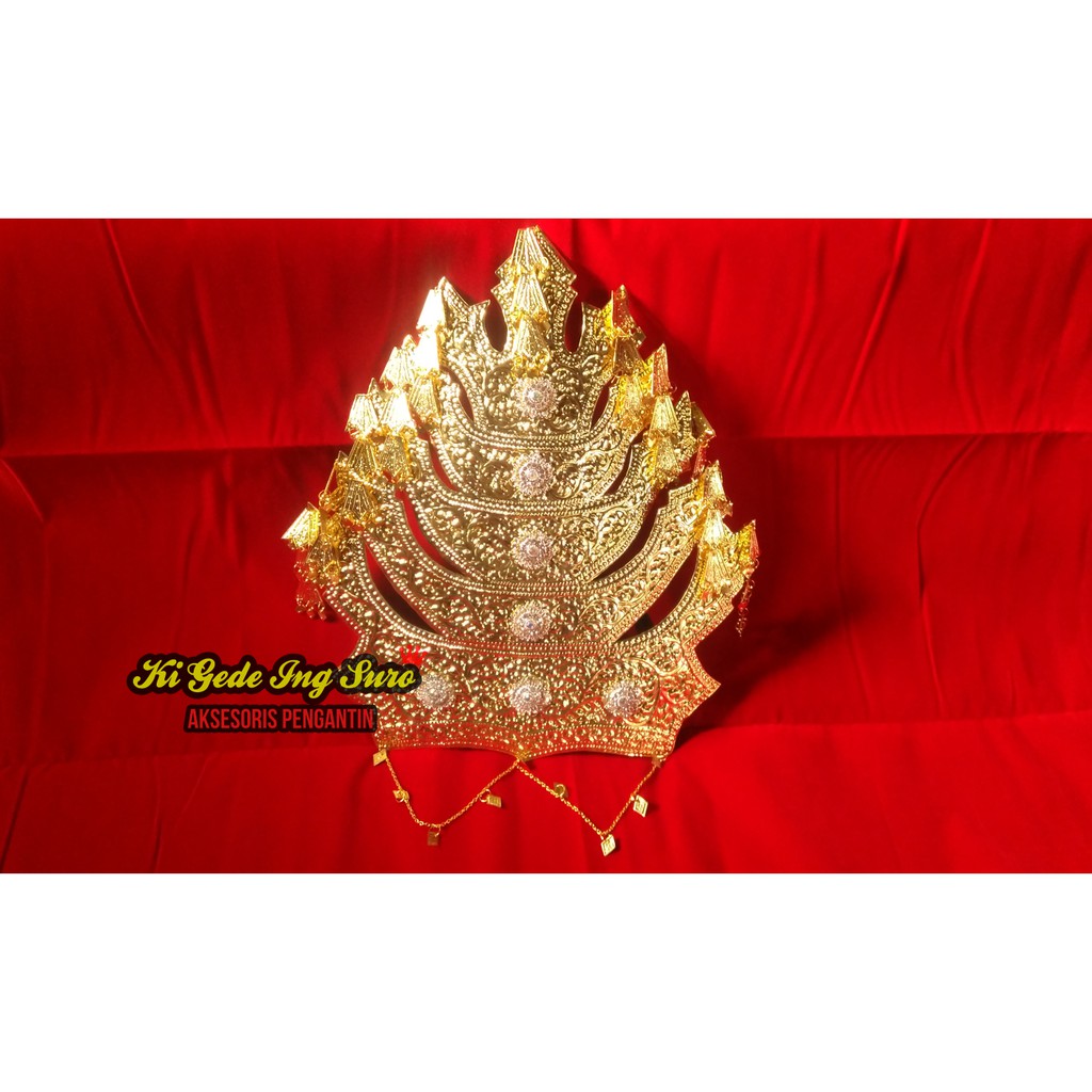 Mahkota Bulang Adat Mandailing/ Medan Sumatera Utara Wanita/ Sunting Pengantin/ Tapanuli Selatan