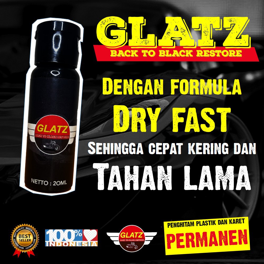 Cairan Penghitam Body motor Terbaik, Semir Body Mobil Permanen Hitam, penghitam body motor doff-2