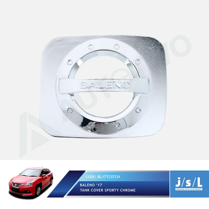 Tank Cover Suzuki Baleno Hatchback Tutup Bensin Model Sporty Chrome