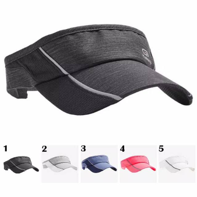 Topi running kalenji topi jogging topi sport  visor running