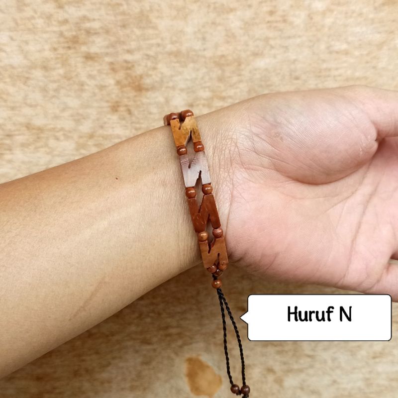 GELANG KOKKA HURUF N FREE CINCIN GELANG TERAPI GELANG KOKAH KAOKAH KAUKAH