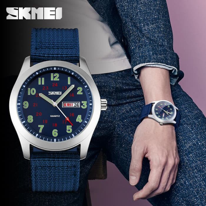 SKMEI Watch 9112 Original Water Resistant 50M - Blue