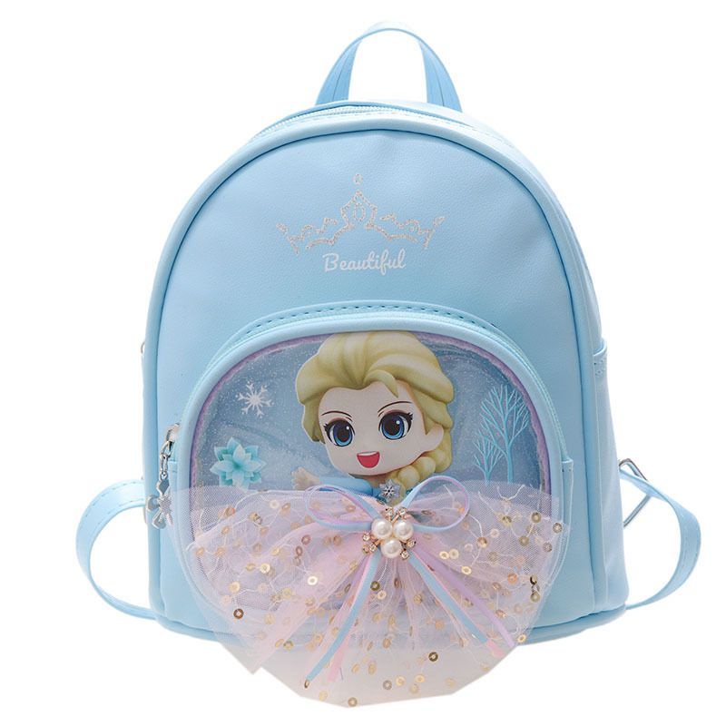 FT33 Tas Ransel Anak Elsa Frozen biru snow sekolah hadiah souvenir hampers anak