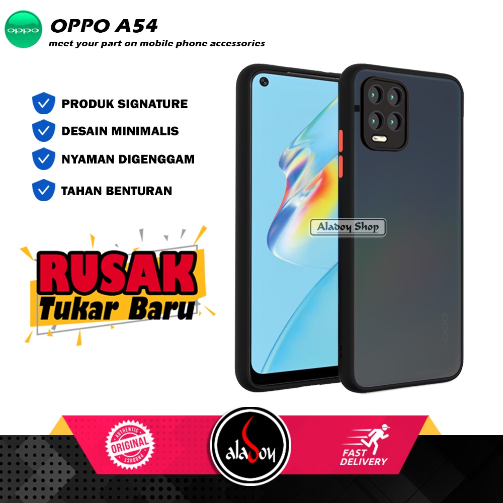 Case OPPO A54 Hard Case AERO Protection Camera Premium Casing