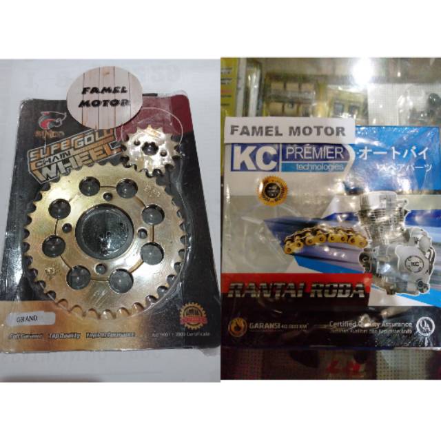 GEAR PAKET GRAND GEAR SET GRAND GOLD