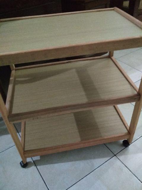 Promo! Murah! Tempat Tv Meja Tv / Rak Tv Kayu / Bufet Tv Kayu Roda