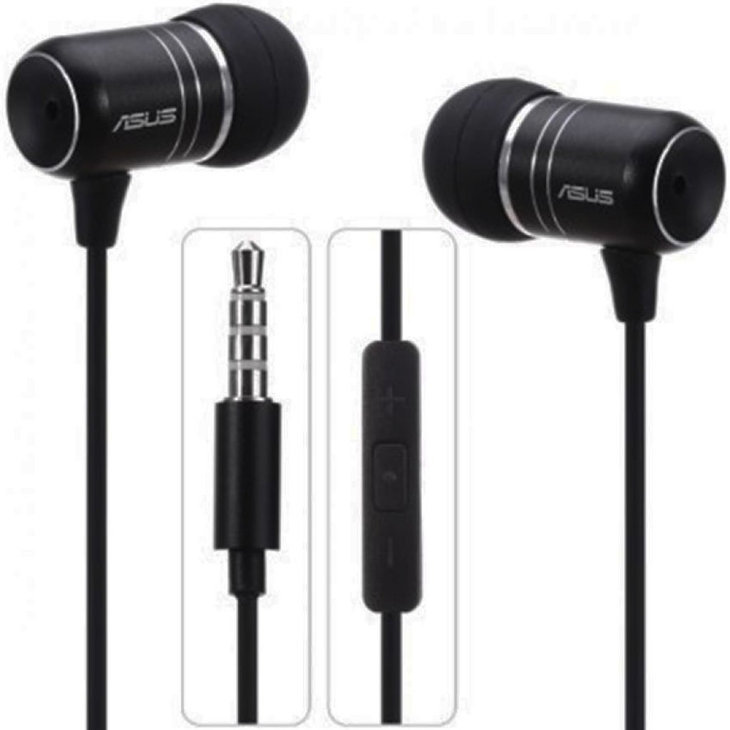 Handsfree Asus Zenfone  ZenEar In-ear Earphone zenfone ORIGINAL With Mic and Volume headset asus