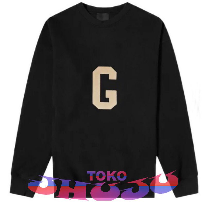 Basic Sweater BTS RM style  G sablon cream // sweatshirt Kim Namjoon Style