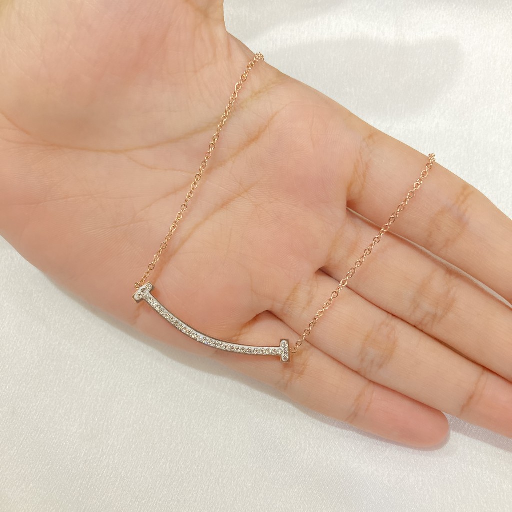 Kalung Titanium Permata Anti Karat Aksesoris Perhiasan Korean Style