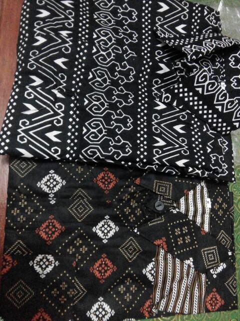 New Bisa Cod Batik Hrb026 Kenongo Hem Pendek Padi Pekalongan M L Xl Batik Pria Murah Modern Grosir