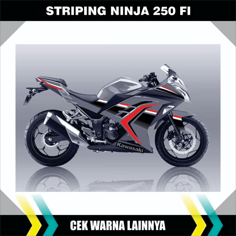 Striping kawasaki ninja 250FI 2016-2017 SE