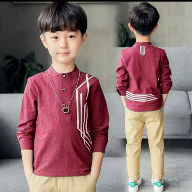 Baju koko anak moden modis