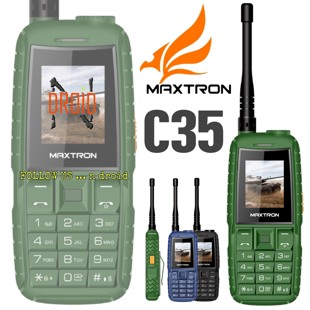 MAXTRON C35 - HP Antena - HP Outdoor - HP Powerbank - HP MAXTRON - HP GUNUNG