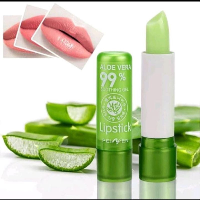 Lipstik Aloevera Peiyen | Warna Cerah Bibir Terawat