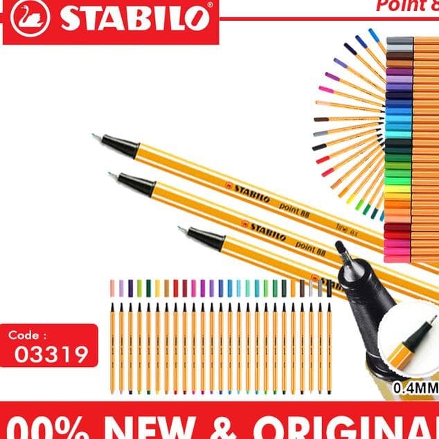 

Pendrawing- Big Sale Drawing Pen Stabilo Point 88 Terjamin -Drawing-Pen.