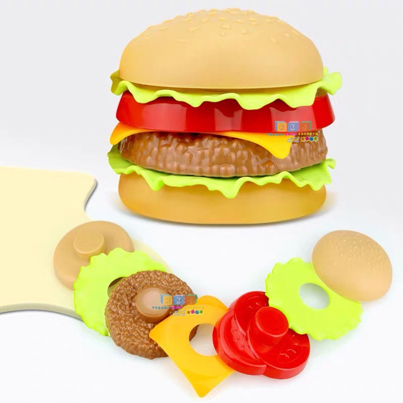 Mainan Anak Cream Beige Burger