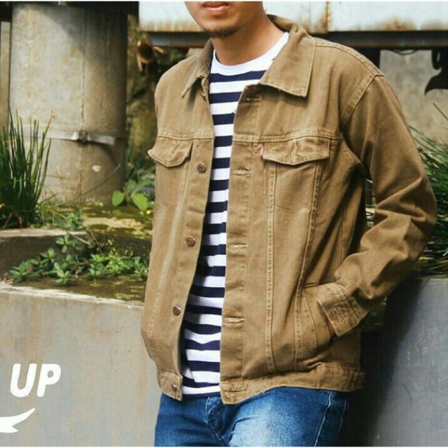 Jacket jeans | Jacket denim | jacket jeans coklat
