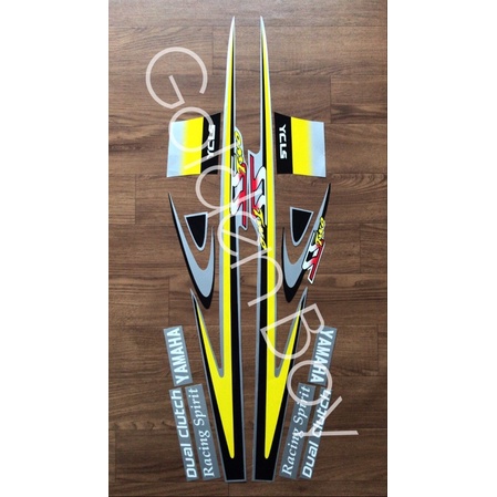 Striping Fiz R SS Two Abu Kuning Sticker Fiz R SS Two Abu Kuning Stiker Fiz R SS Two Abu Kuning pane