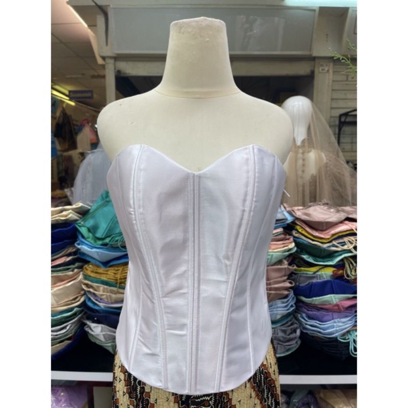 Lontorso Satin daleman kebaya / kamisol satin / kemben / kemben wanita / bustier / lontorso kebaya /