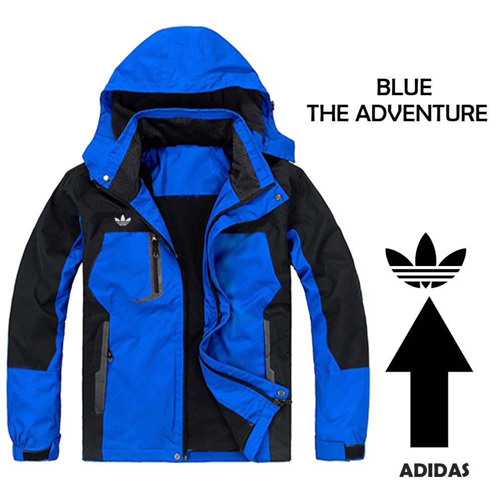 Jaket Adventure Adidaas Biru