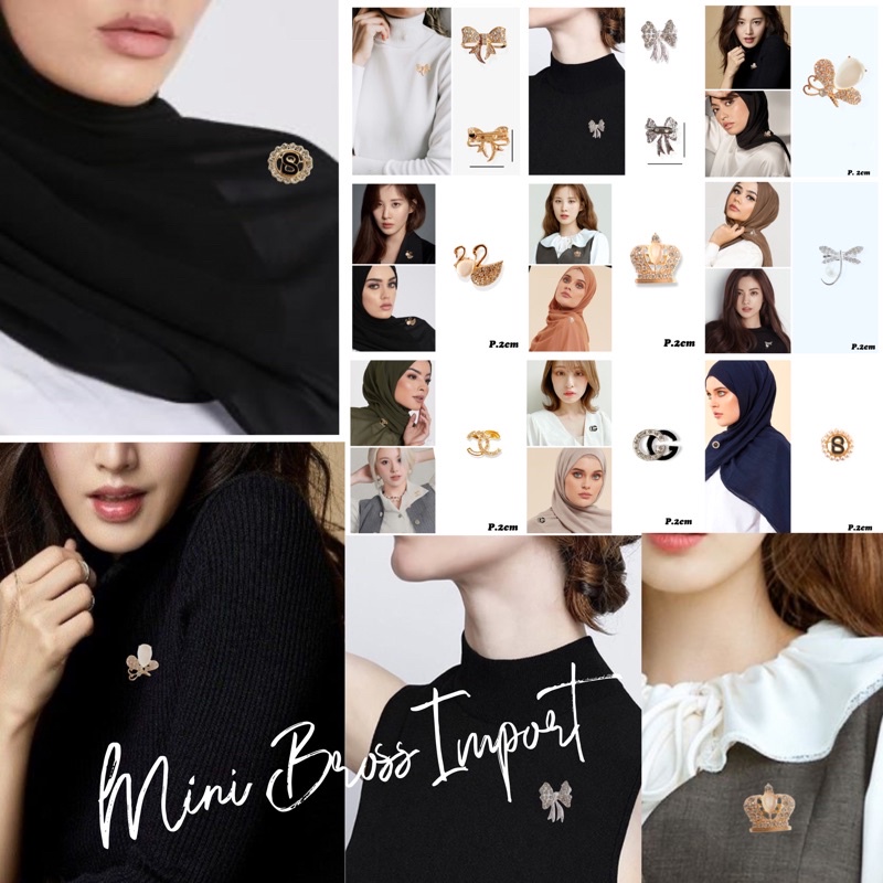 Bros Jilbab Bross Hijab Kerudung Dagu Mewah Pin Tuspin Kerudung Bros Baju Korea 715