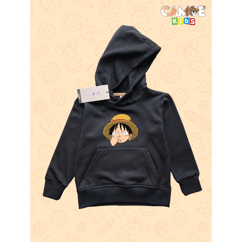 jaket hoodie anak kids premium luffy one piece ngupil