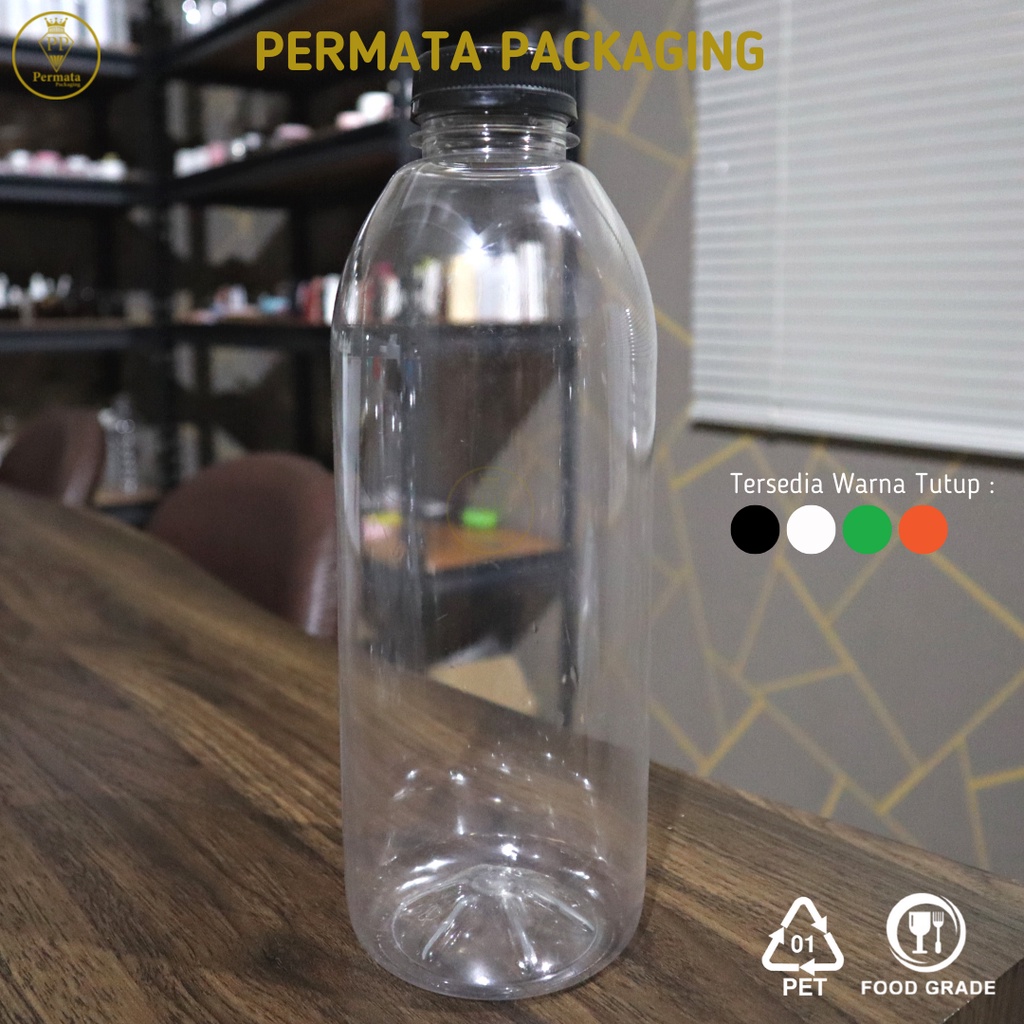 Botol Plastik Kale 1 Liter / Botol Kopi 1000ml / Botol 1000ml