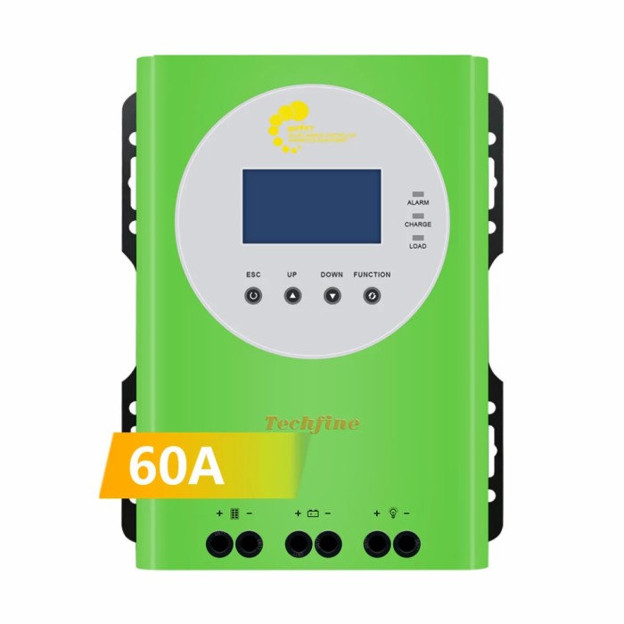 Mppt 60A Solar Charge Controller Scc Pv Solar Panel Surya Techfine