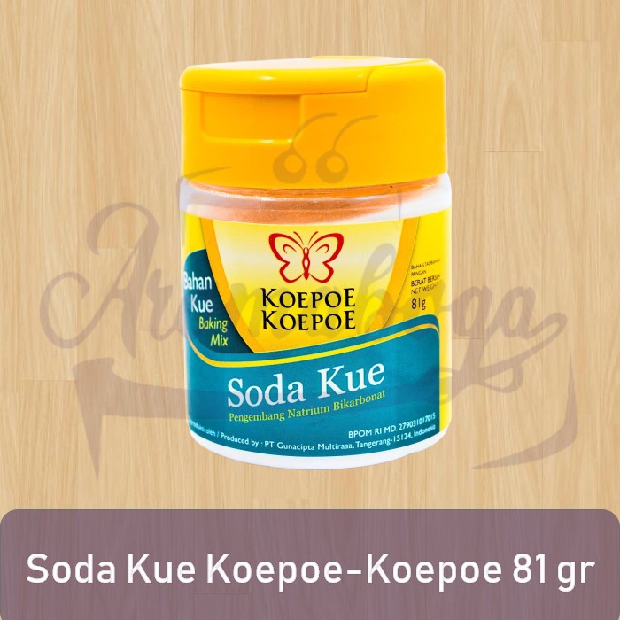 

Soda kue koepoe | Soda kue kupu kupu 81gr