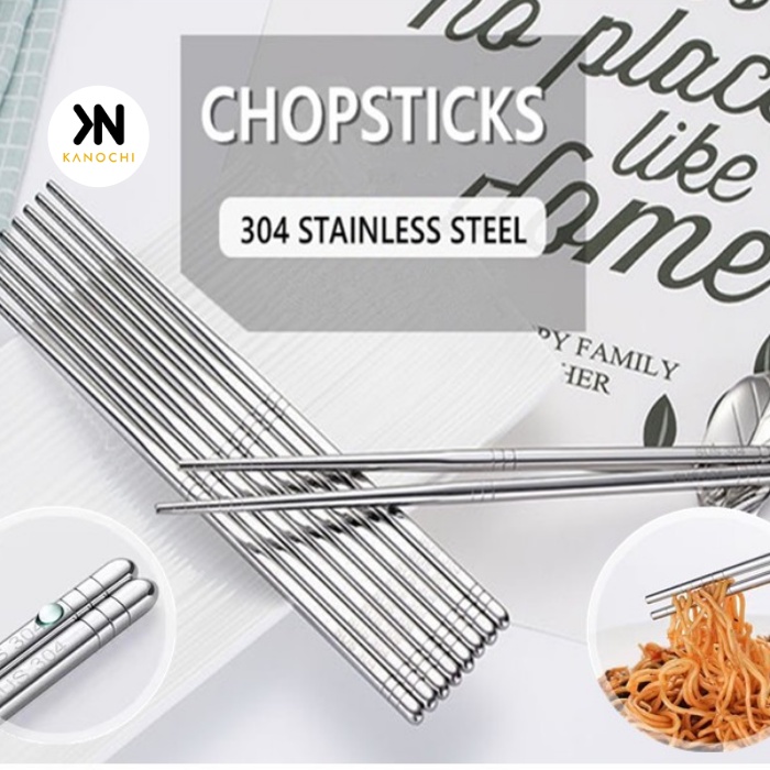 Sumpit Stainless Steel SUS 304 High Quality with Low Price 1 pasang