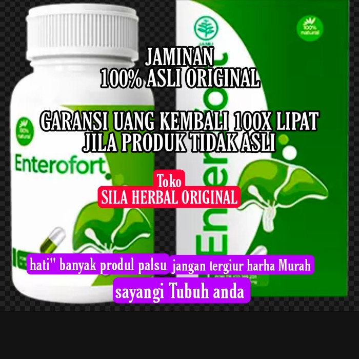 ENTEROFORT ASLI ORIGINAL BPOM