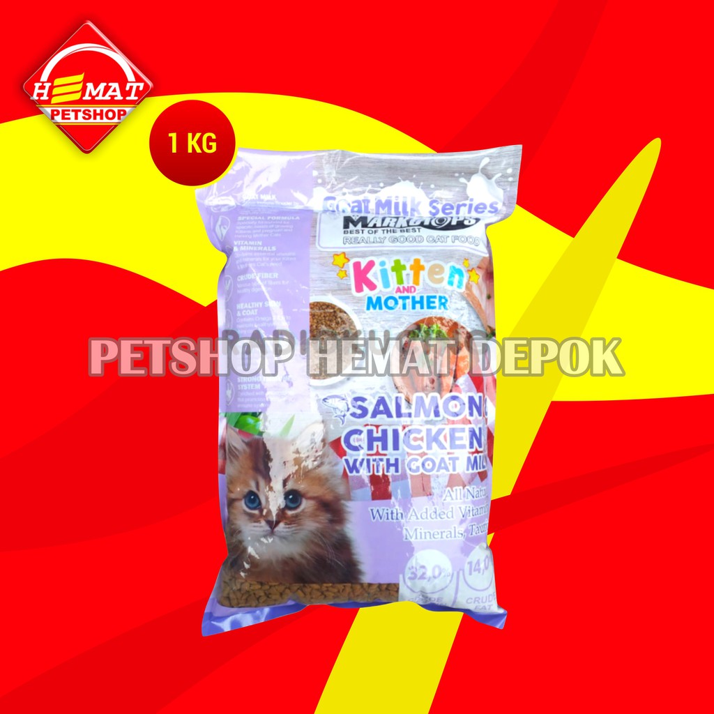 Makanan Kucing Markotops Repack 1 Kg cat food markotop repacking 1kg