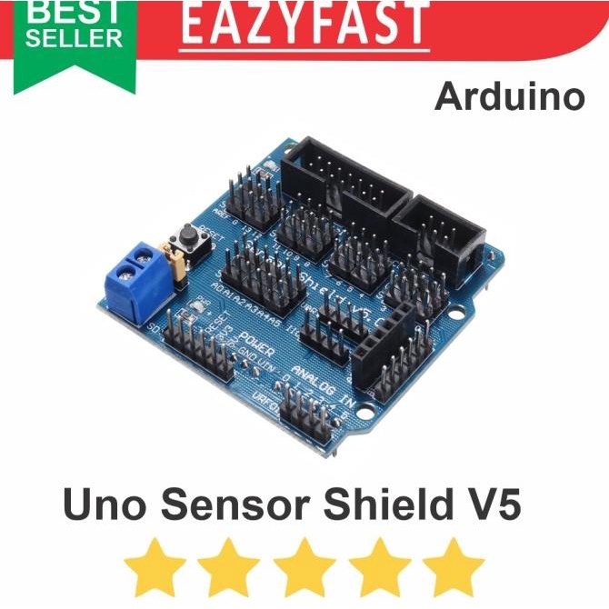 Arduino Uno Sensor Shield V5.0 Compatible efst90 Kualitas Baik