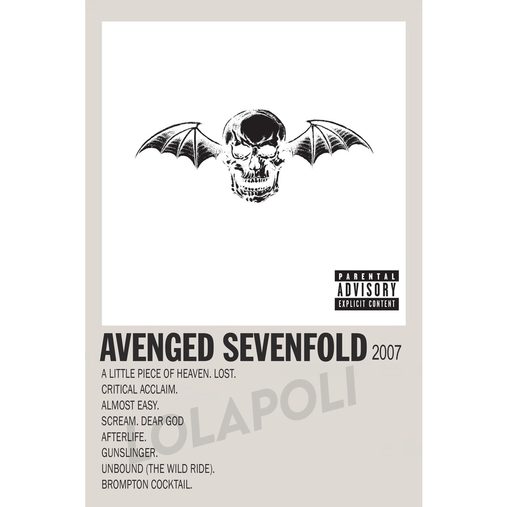 Poster Cover Album Avenged Sevenfold