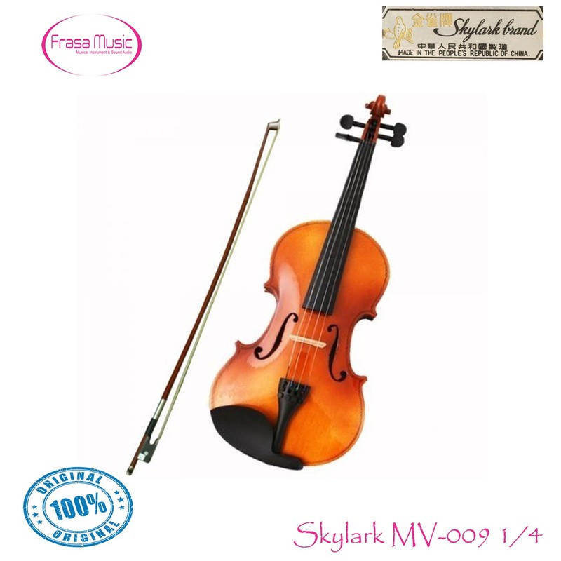 Biola Skylark Ukuran 1/4 MV009 / MV 009 / MV-009 Violin Original