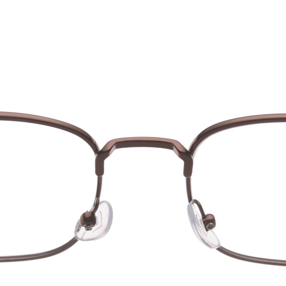 Nanas Kacamata Kotak Wanita Pria Vision Care Metal Optical Glasses
