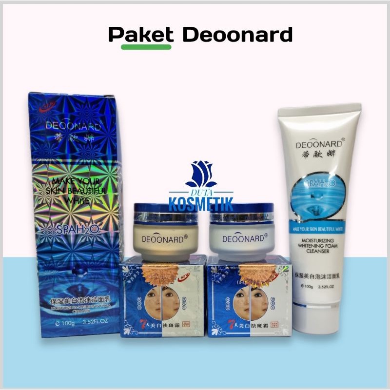 PAKET CREAM DOONARD SIANG &amp; MALAM + FACIAL FOAM