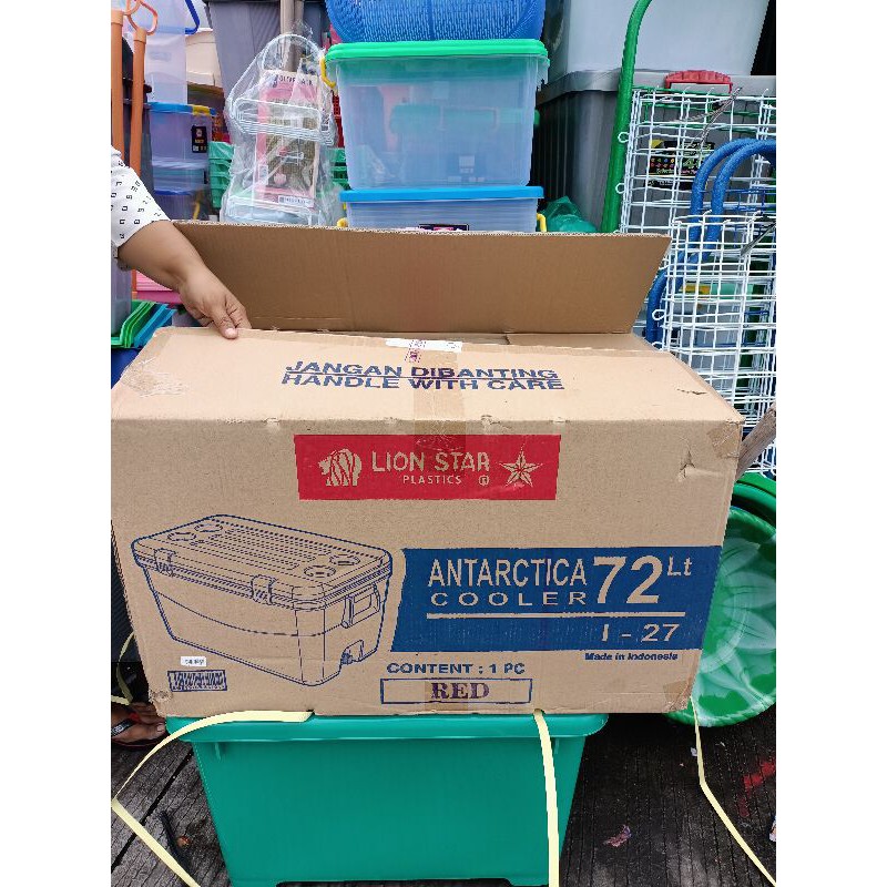 Lion Star Antarctica Cooler Box 72 Liter / Container Box Es / Tempat Penyimpanan Es / Box Ikan