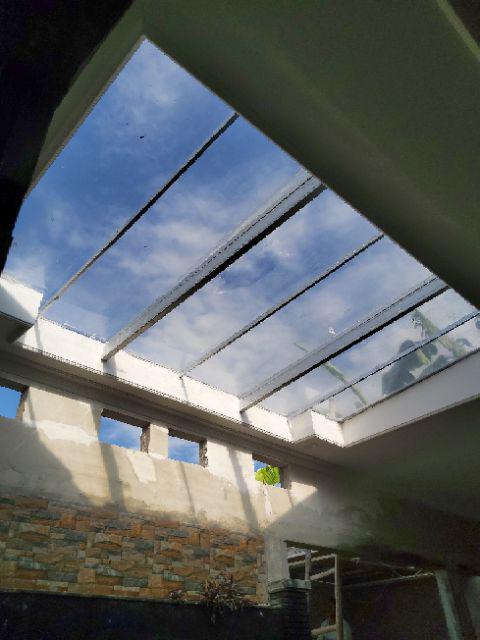 SOLARFLAT 1 2mm solar flat atap upvc pvc kanopi murah 1 2 