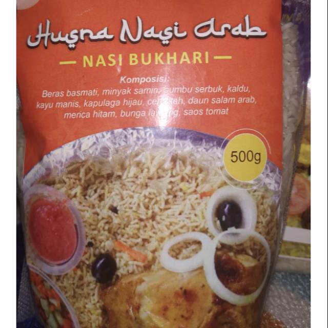 

Nasi Kebuli, nasi bukhari, nasi khabsah, nasi mandy 500g (sudah termasuk rempah & bumbu)