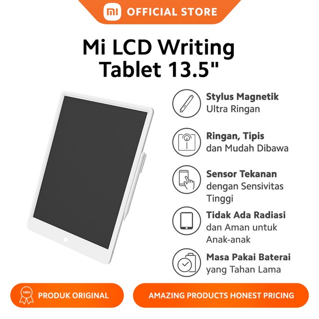 Xiaomi Mi LCD Writing Tablet Ultra-tipis Stylus Magnetik Ringan Mudah Dibawa