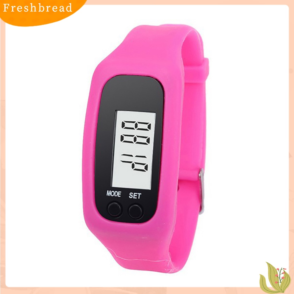 Terlaris Digital LCD Pedometer Run Step Walking Distance Calorie Counter Watch Bracelet