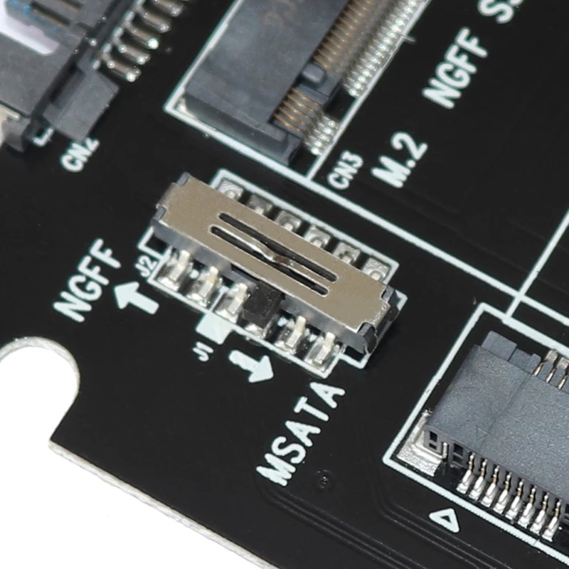 Btsg Untuk M.2 (NGFF) &amp; mSATA Ke III Adapter Converter Card