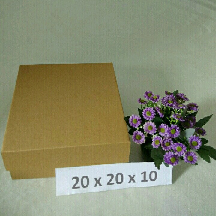 

[Minimimal Order 10pcs] 20x20x10 CM KARTON BOX / KOTAK / KARDUS PACKAGING KUE