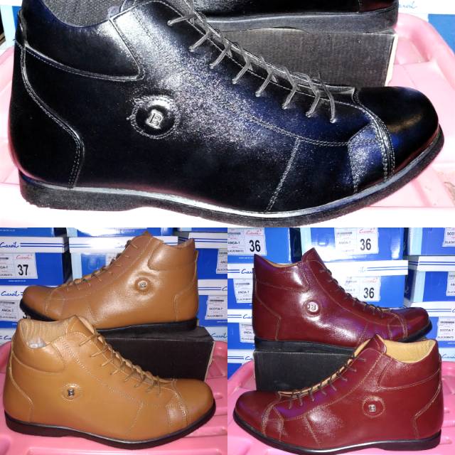 Sepatu Bally boots kulit original