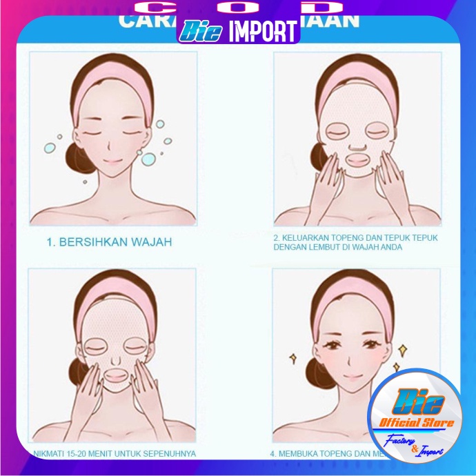 Masker Wajah Sutra One Spring Silk Mask Original