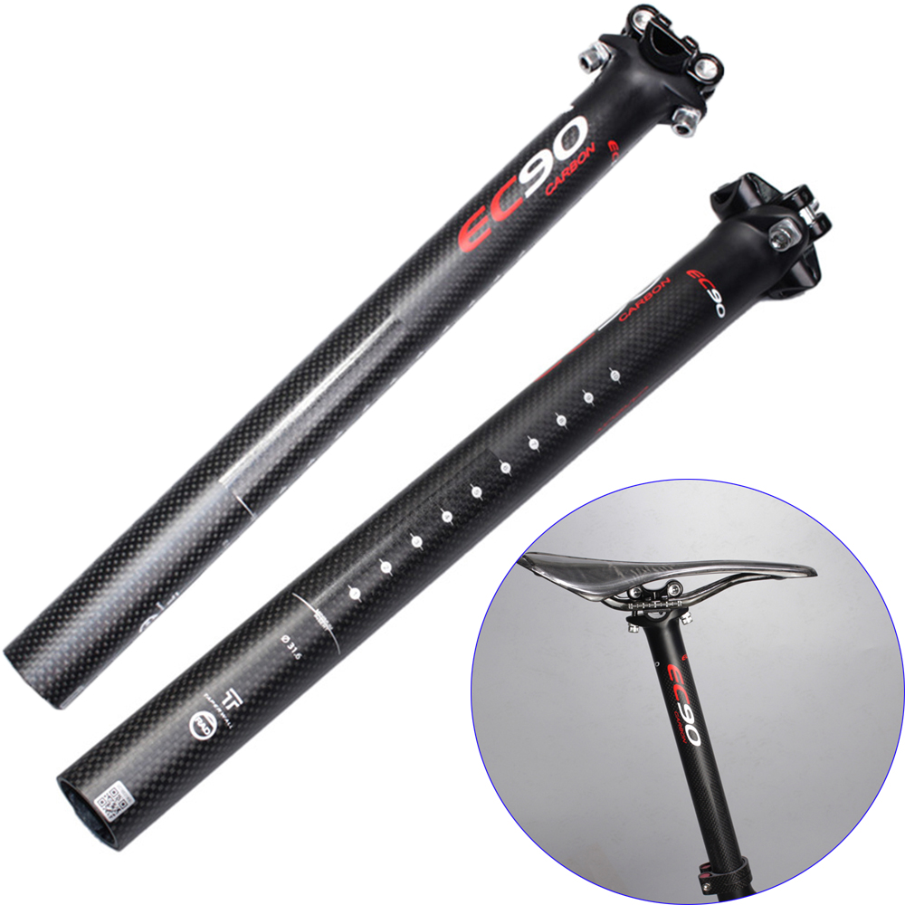 REBUY Road Bike Bicycle Full Carbon Fiber Mountain Bike Lightweight Seatpost