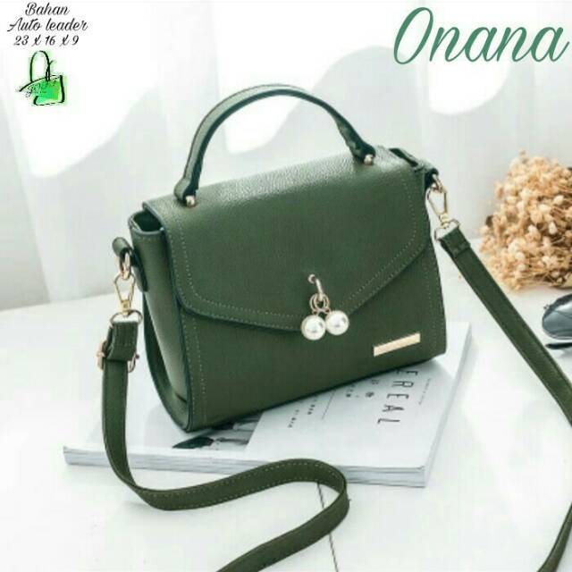 RULLY68_ Tas Selempang Mutiara Slingbag Remaja Kekinian Tas Wanita