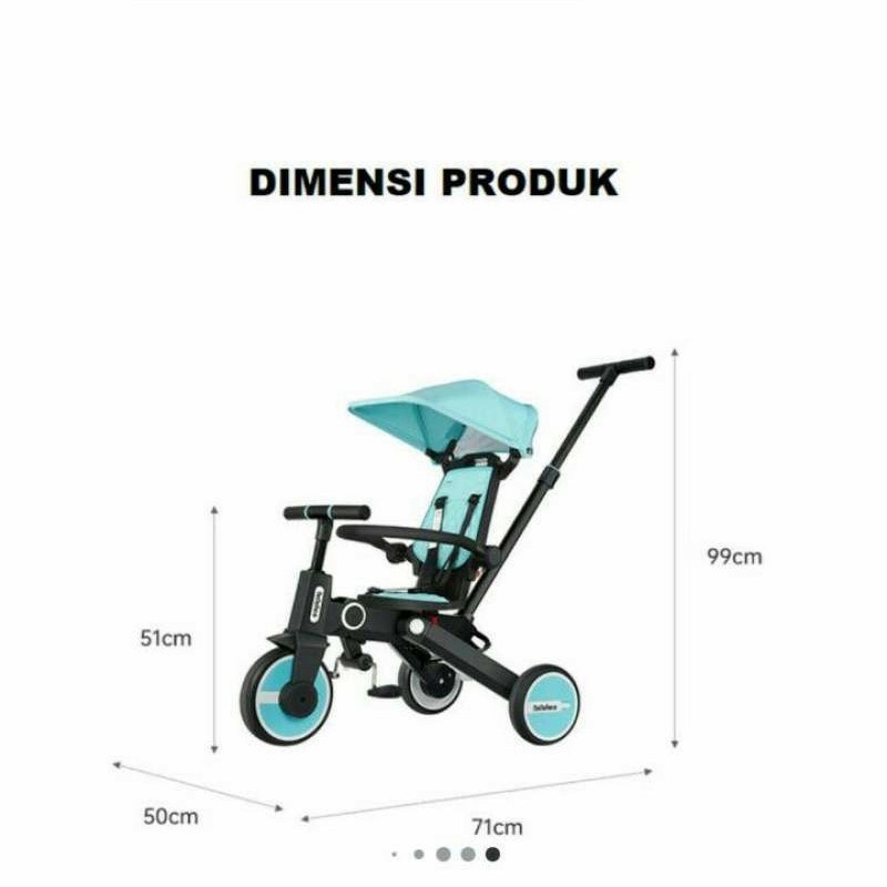 Bebehoo Gen 2 Stroller Bike 7in1 Tricycle Folding Strake Sepeda Lipat Anak